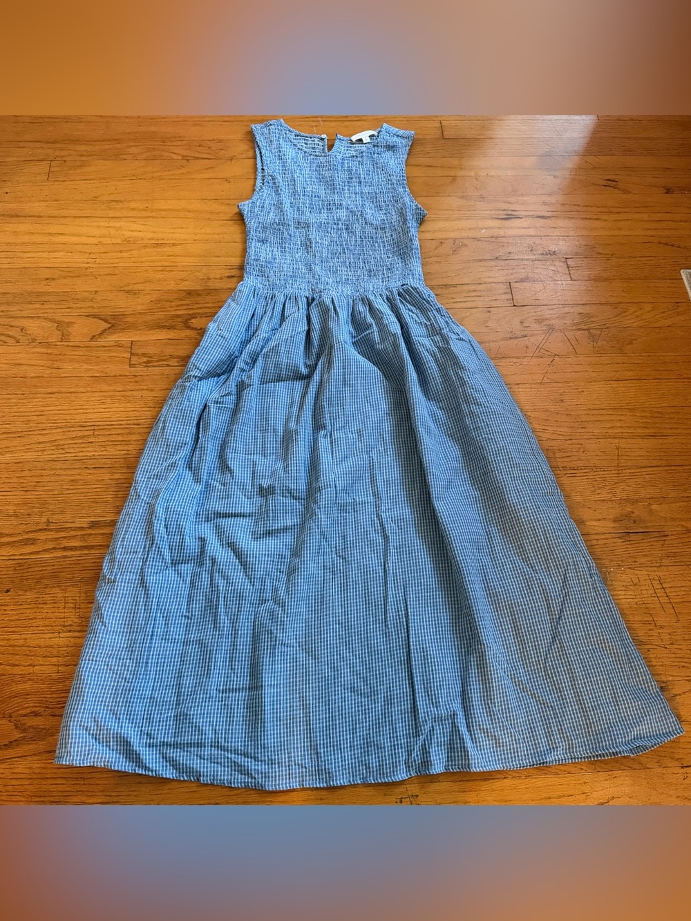 All Row Mandy Smocked Midi Dress - Picture 4 of 7